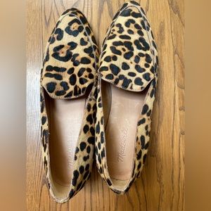 Madewell leopard print loafers